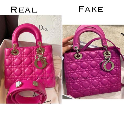 lady dior fake vs real|lady dior bag authenticity.